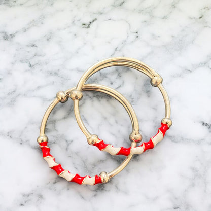 Curly Kids Silver Adjustable kada