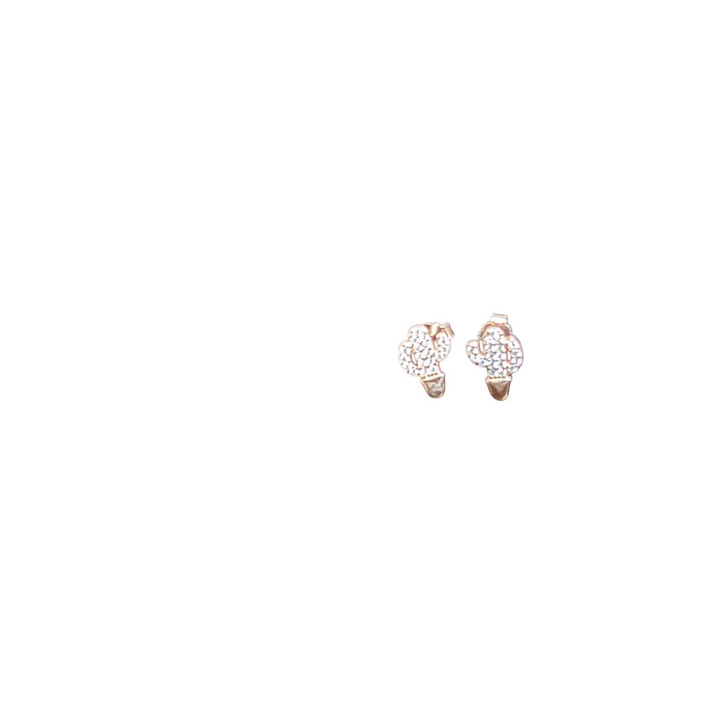 Cute minimal rose gold earring