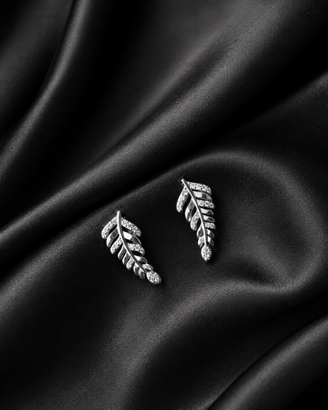 Leafy affair 925 silver earring