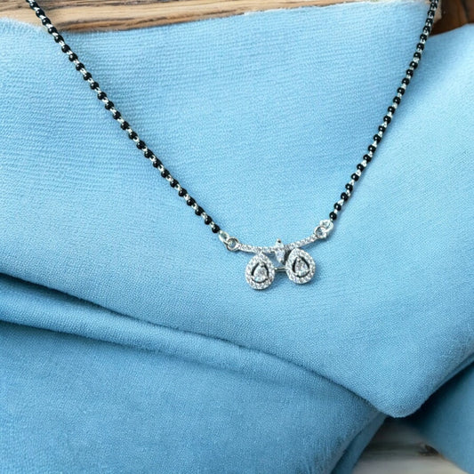 South Indian minimal silver Mangalsutra