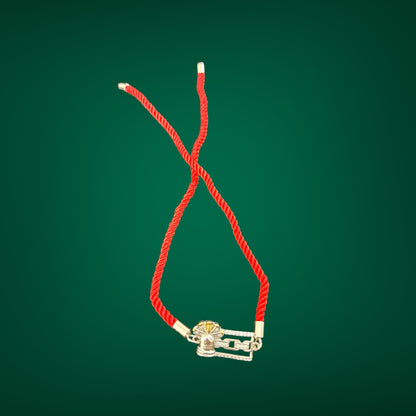 Divine two tone 925 Silver rakhi