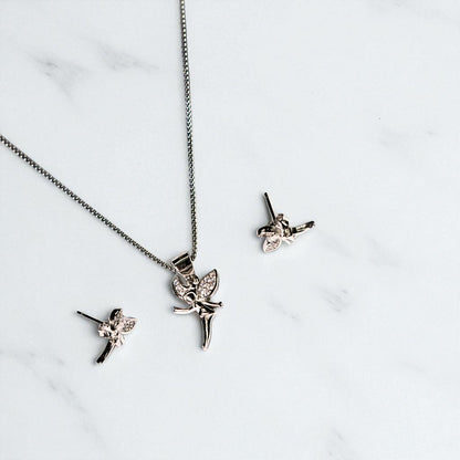 Dancing Doll Fairy Pendant set