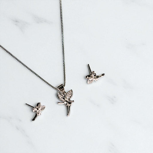 Dancing Doll Fairy Pendant set