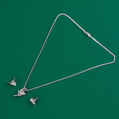 Dancing Doll Fairy Pendant set