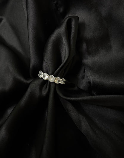 Solitaire Royal Silver Band