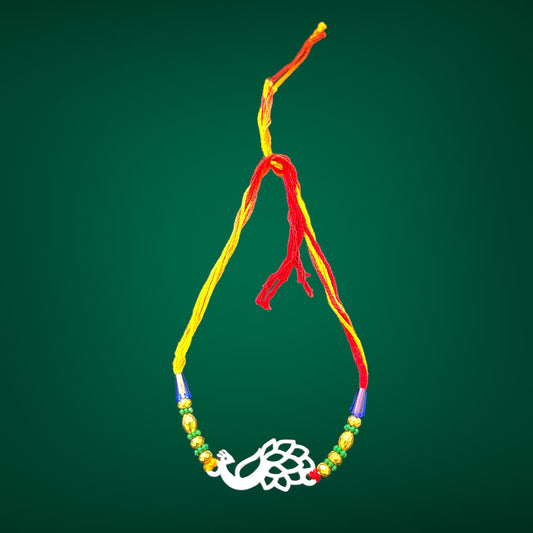 Beautiful Designer Silver Rakhi