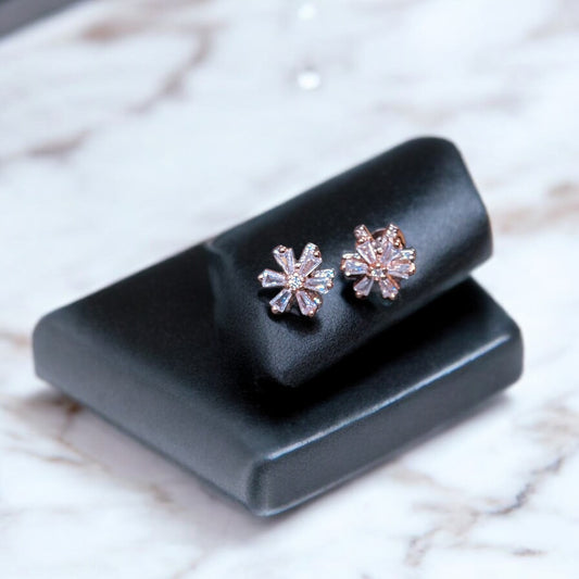 Blooming minimal Silver Earring