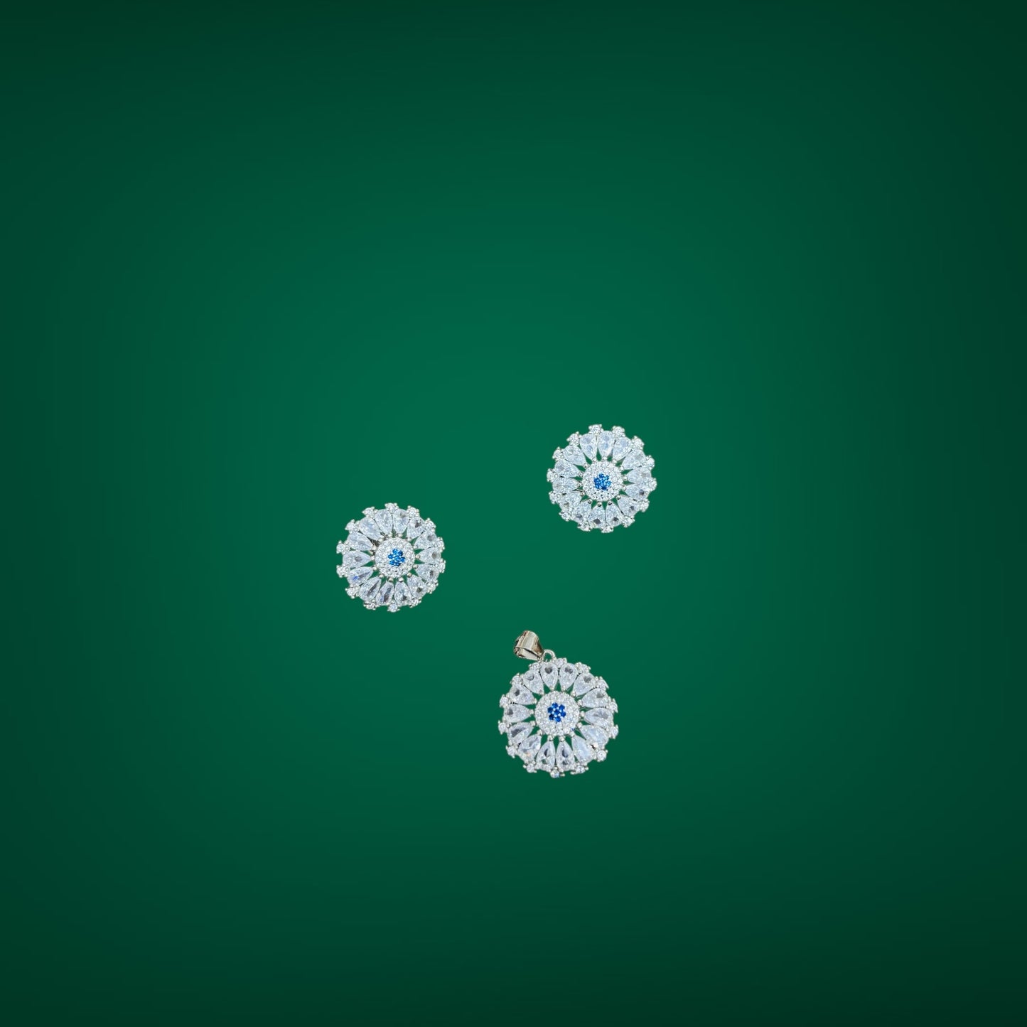 Crystal Royal Pendant Set