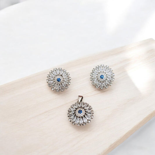 Crystal Royal Pendant Set