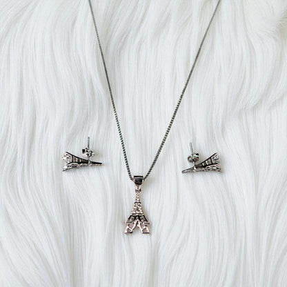 Eiffel Tower Pendant Set