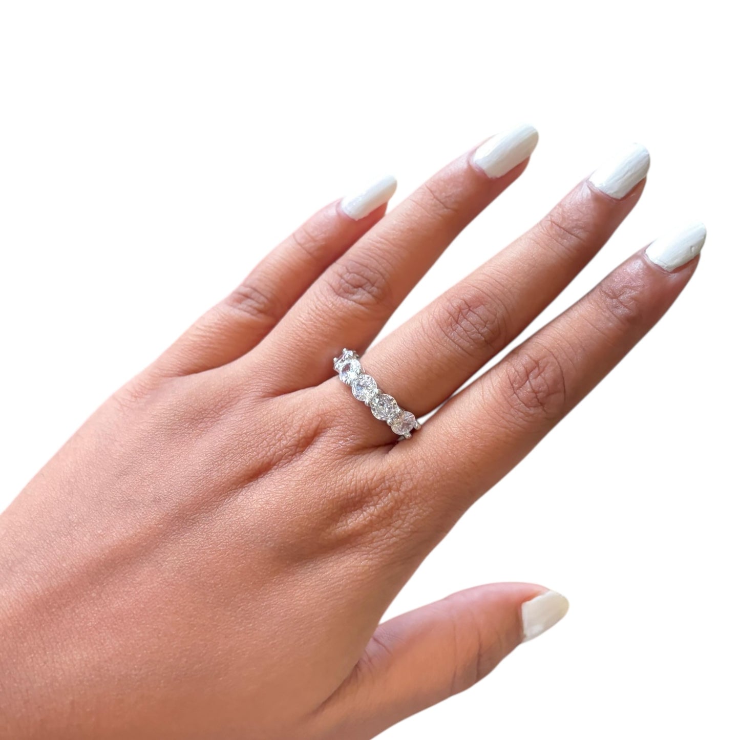 Solitaire Royal Silver Band