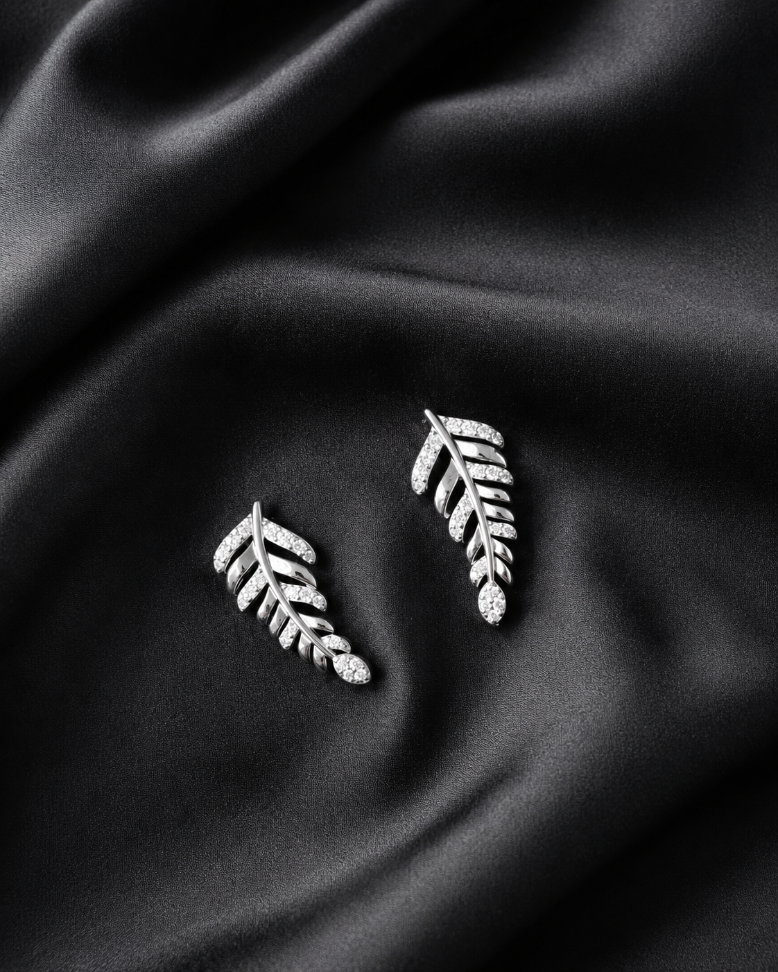 Leafy affair 925 silver earring