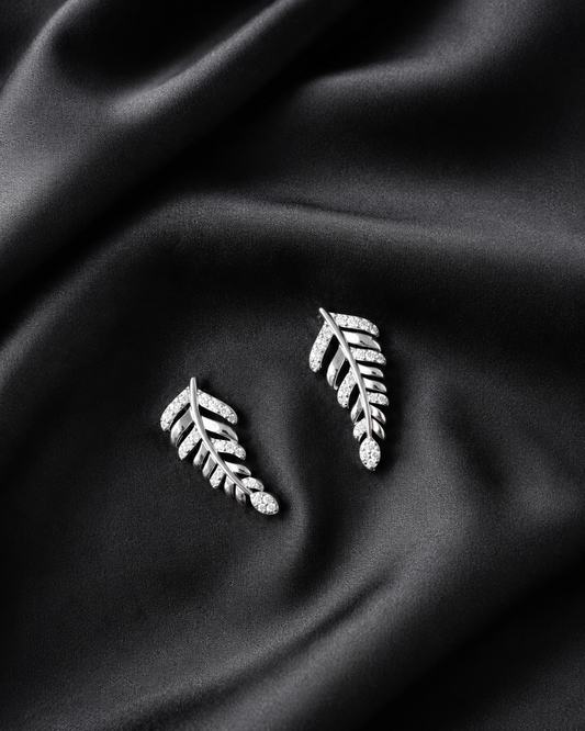 Leafy affair 925 silver earring