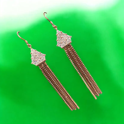 925 Royal Sterling Silver Chandelier Drop Earrings