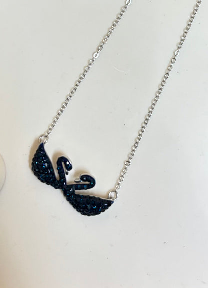 First date Swan Silver chain set