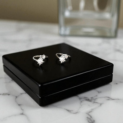 Floral Upside Open 925 Toe ring