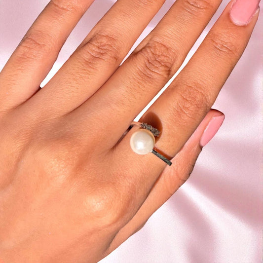 Freshwater pearl Silver Ring