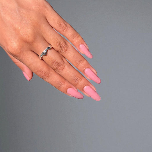 Glittering Crown silver Ring