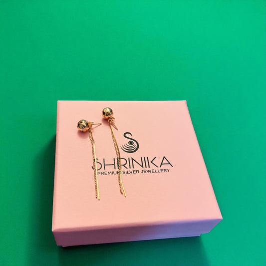Hanging drop rose gold 925 Earring