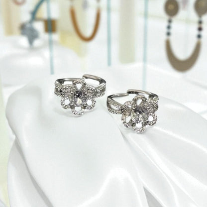 Flower Cz Toe ring