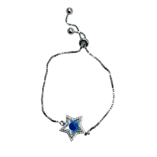 Star evil eye bracelet