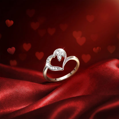 Heart Sympony Silver Ring