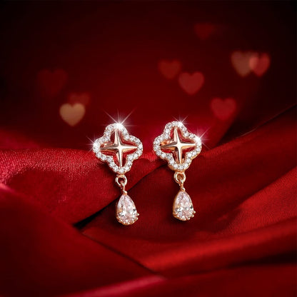 Minimal Rose gold plated 925 Silver Earring