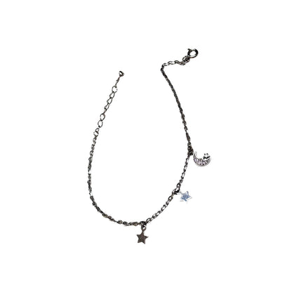 Minimalist Sky Charm Silver Bracelet