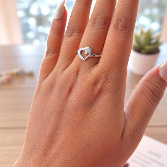 Heart Sympony Silver Ring