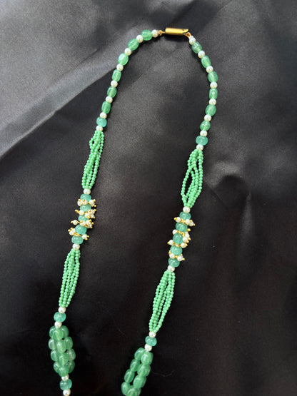Maa Lakshmi silver temple jewellery set
