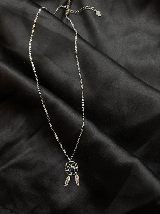 DreamCatcher Silver Necklace Set