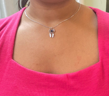 DreamCatcher Silver Necklace Set
