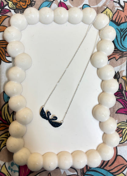First date Swan Silver chain set
