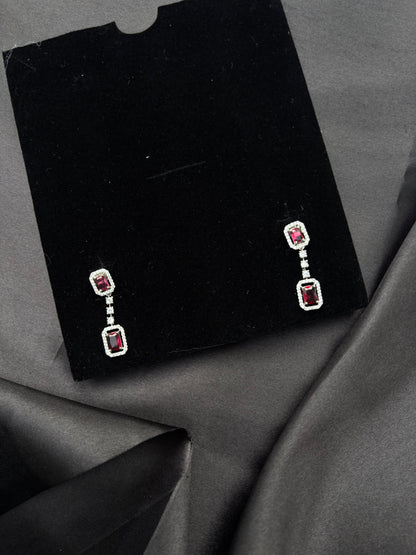 Shining Ruby Necklace set