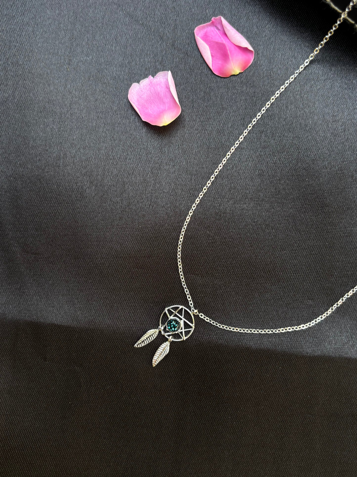 DreamCatcher Silver Necklace Set