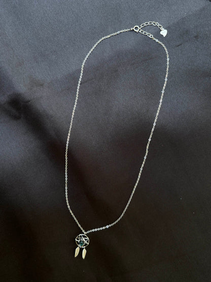 DreamCatcher Silver Necklace Set