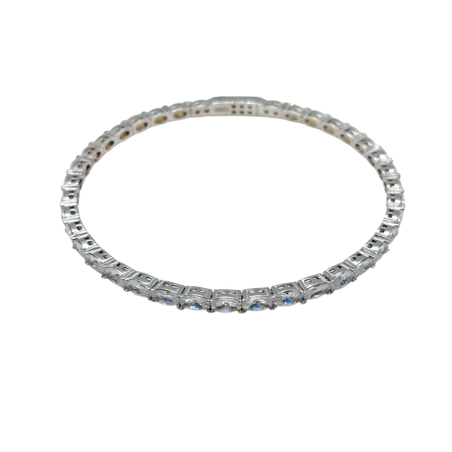 Sleek Box CZ bangle