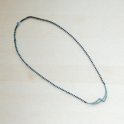 Interwined Silver Mangalsutra