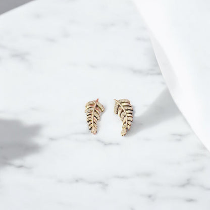 Leafy affair 925 silver earring
