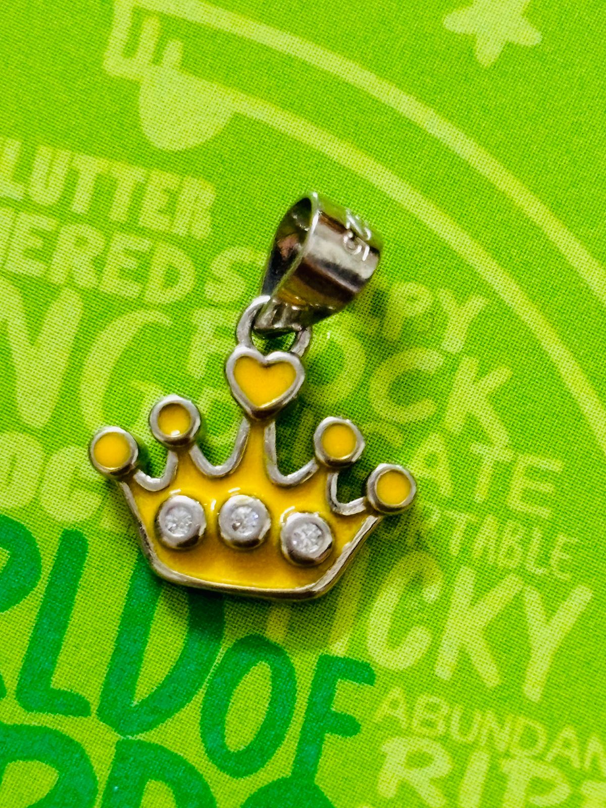 Little Crown Kids Silver Pendent