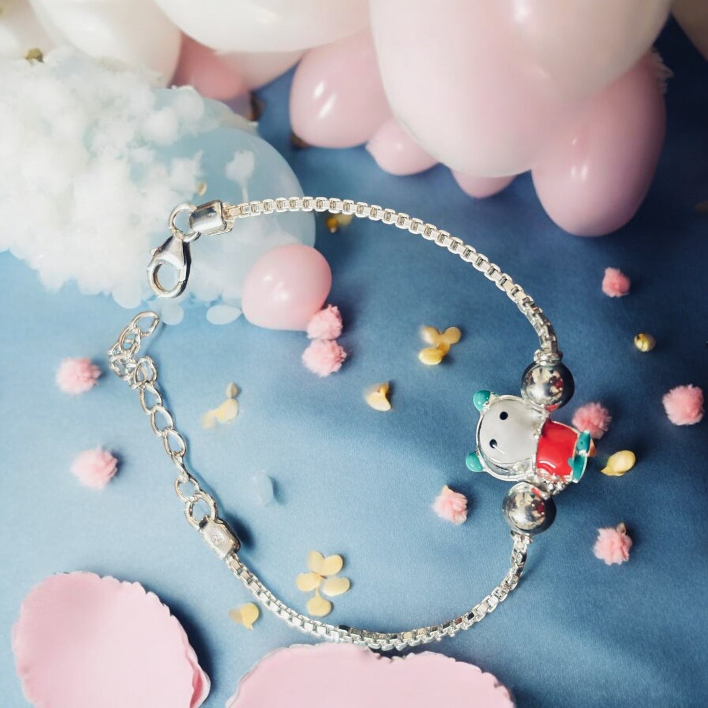 Little Peppa Kids Silver Bracelet