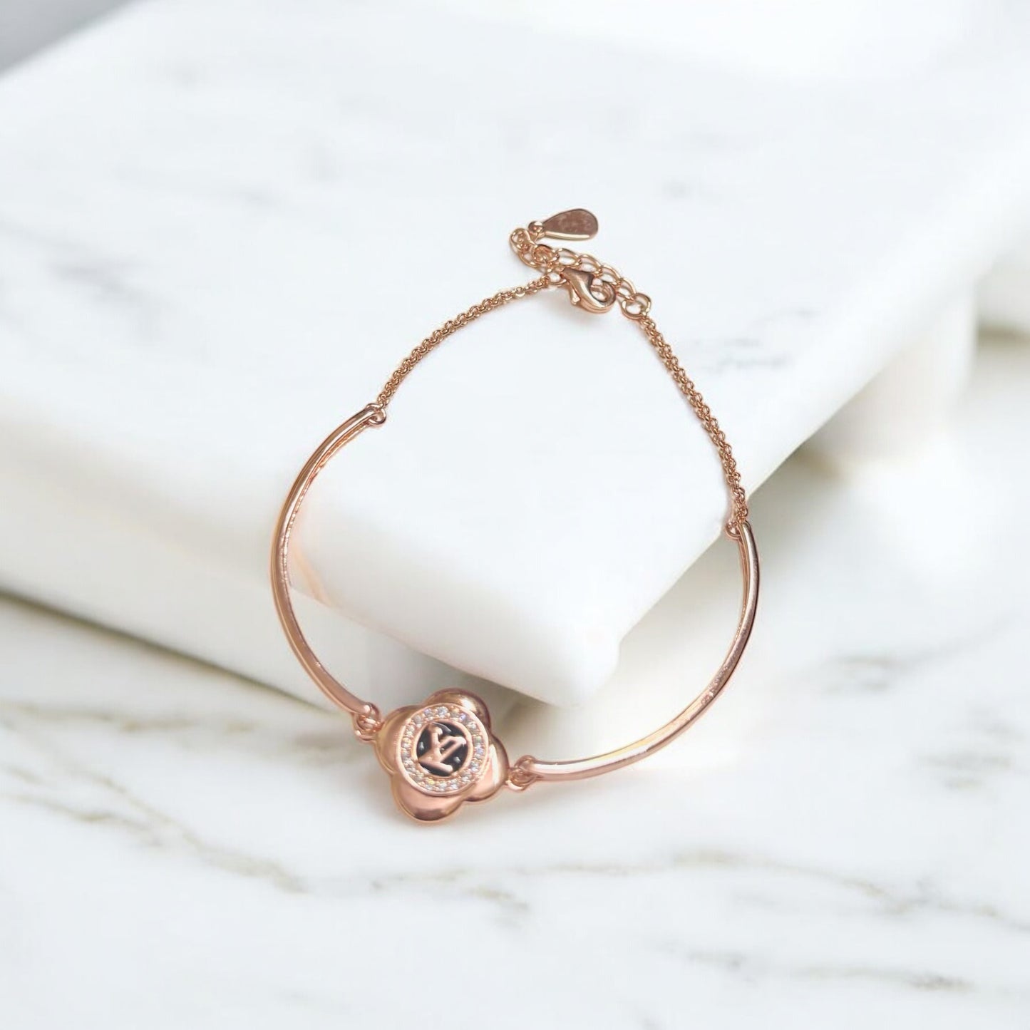 Louis Vuitton Rose gold Silver Bracelet