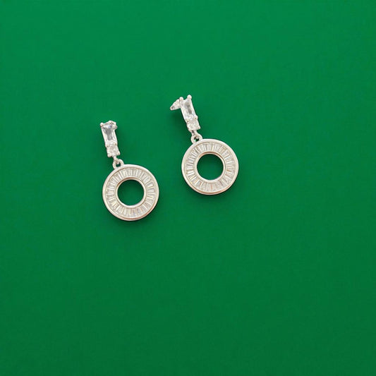 Majestic Baguette Dangler Earring
