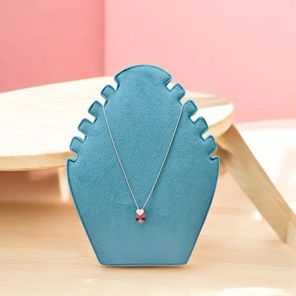 Mystical heart with ruby stone chain locket