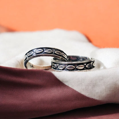 Oxidised Comfy Toe ring