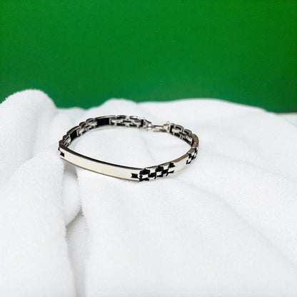 Sleek Chain Men’s Silver Bracelet