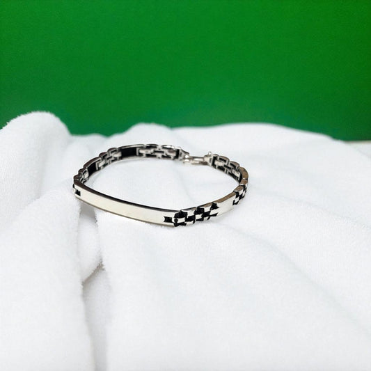 Sleek Chain Men’s Silver Bracelet