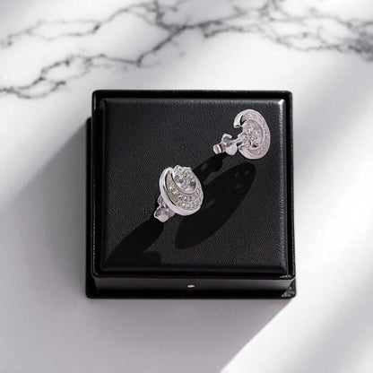 Star Moon Minimalist Earring