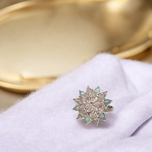 Stardust Wrap – 925 Silver Ring of Infinite Light