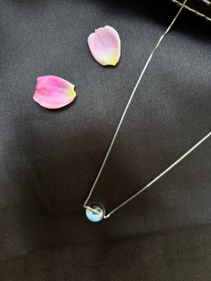 Swarovski minimal silver Necklace